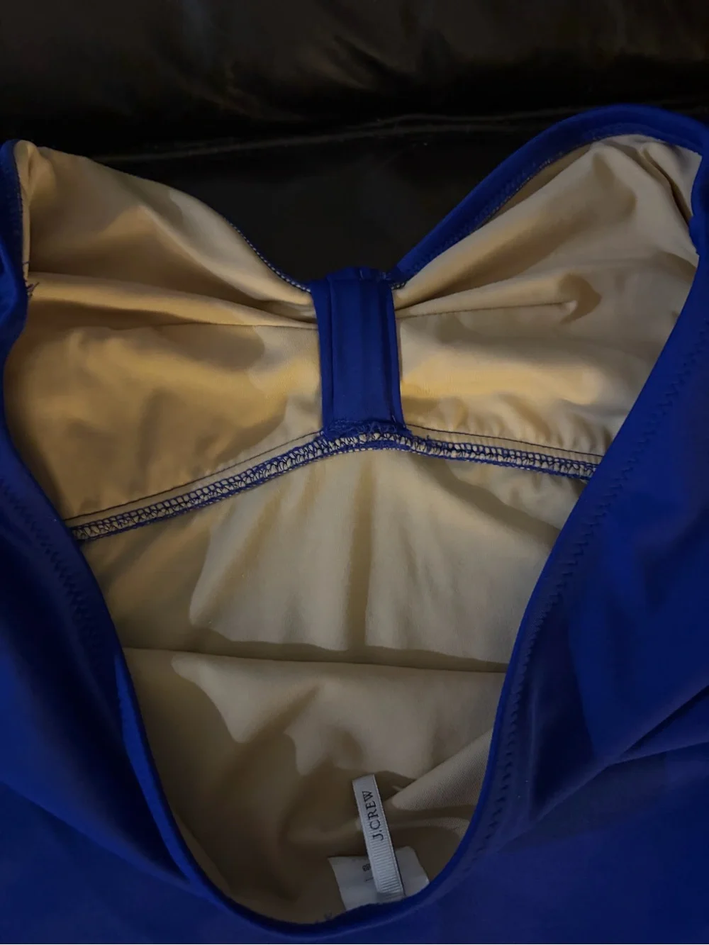 J Crew bandeau strapless swimsuit sz 14